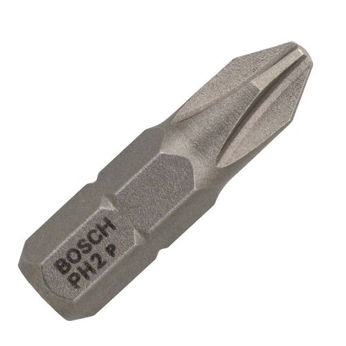 PONTA BITS PHILLIPS PH2 CURTO 1/4X25MM ECO EXTRA HARD 2608521219 - BOSCH