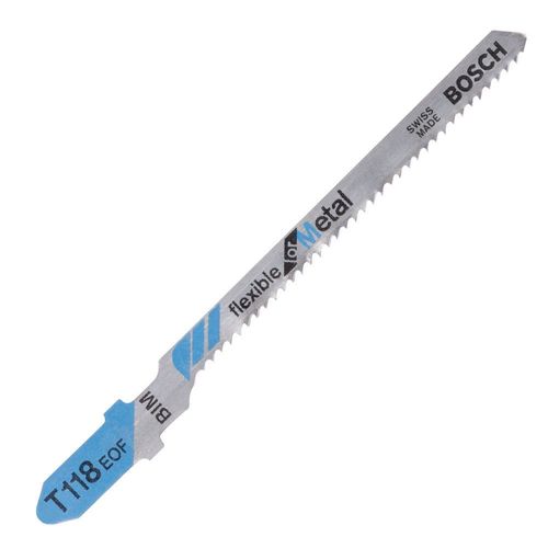 LÂMINA DE SERRA TICO-TICO T118EOF FLEXIBLE FOR METAL (COM 3 PEÇAS) 2608636667 - BOSCH