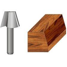 FRESA 10MM, 2 WIDEAS DE 15MM E HASTE 6MM - RADIX