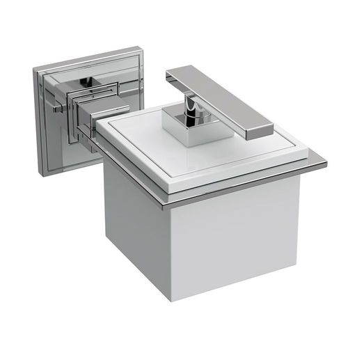 SABONETEIRA LÍQUIDA FIXA JAZZ BRANCO - ZEN DESIGN