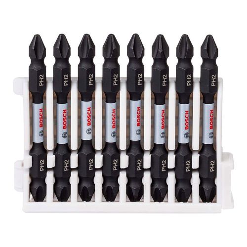 PONTA DUPLA BITS PHILLIPS PH2 LONGO 65MM IMPACT CONTROL (KIT COM 8 PEÇAS) 2608522337 - BOSCH