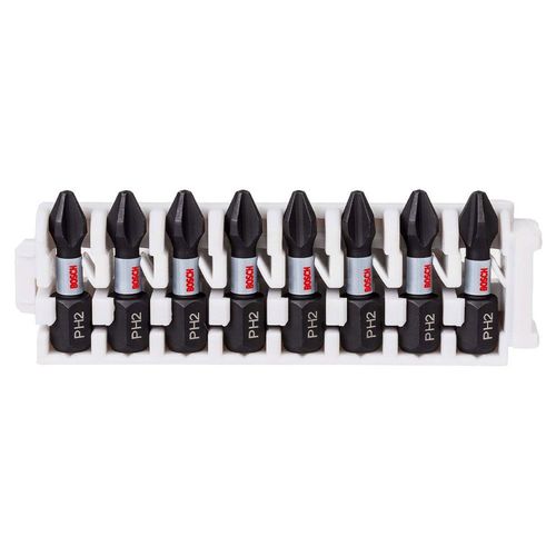 PONTA BITS PHILLIPS PH2 25MM IMPACT CONTROL (KIT COM 8 PEÇAS) 2608522324 - BOSCH