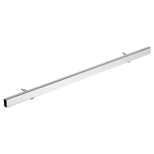 TUBO SUPORTE RETANGULAR 50CM CROMADO REF. 2000 - SCHMITT