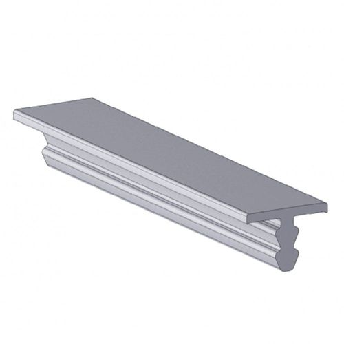 PERFIL TESTEIRA ESPIGADO 3M ENCAIXE DE 10MM ANODIZADO SEM JATO REF. 2029 - ALTERNATIVA