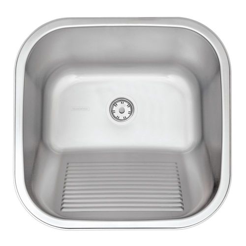 TANQUE DE ENCAIXE HERA COMPACT 25 LITROS EM AÇO INOX ACETINADO 40X40CM 94403107 - TRAMONTINA