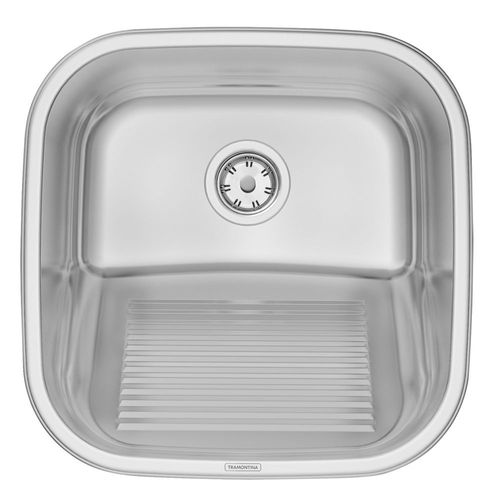 TANQUE DE ENCAIXE HERA COMPACT 25 LITROS EM AÇO INOX ACETINADO 40X40CM 94403107 - TRAMONTINA