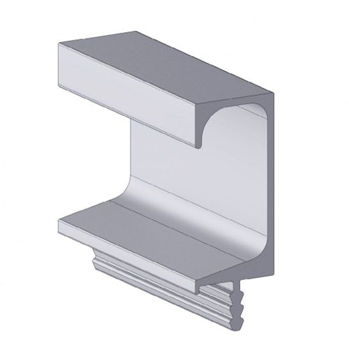 PERFIL PUXADOR ESPIGADO 3M ENCAIXE DE 15MM ANODIZADO REF. 4013 - ALTERNATIVA