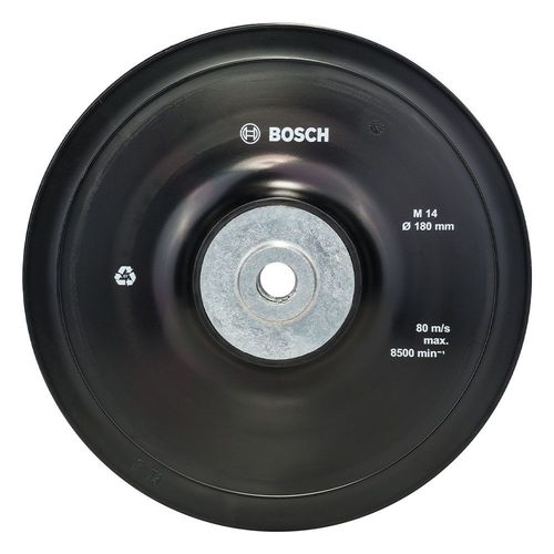 SUPORTE DE BORRACHA PARA DISCO DE FIBRA 180MM COM PORCA M14 2608601209 - BOSCH