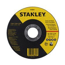 DISCO DE CORTE PARA METAIS/INOX 115X1X22,23MM STA8061 - STANLEY