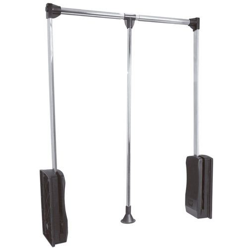 CABIDEIRO BASCULANTE EXTENSÍVEL PRETO CROMADO - FGVTN