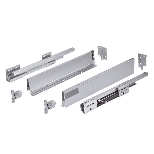 KIT GAVETA METÁLICA AVANTBOX 45CM PRATA - FGVTN