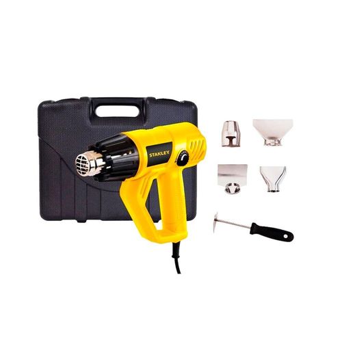 SOPRADOR TÉRMICO 1800W 220V AJUSTE DE FLUXO E TEMPERATURA VARIÁVEIS, COM MALETA E 5 ACESSÓRIOS STXH2000K - STANLEY