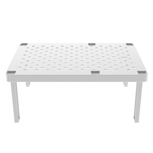 PRATELEIRA ORGANIZADORA RETANGULAR LEVEL BRANCO PO300BCF - OU