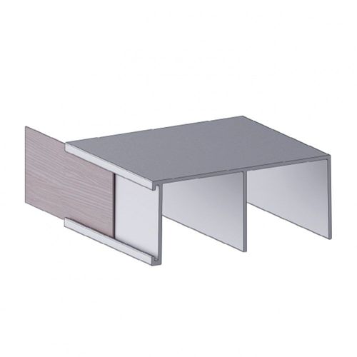 TRILHO DE CORRER SUPERIOR EM ALUMÍNIO REF. 3055 - ALTERNATIVA