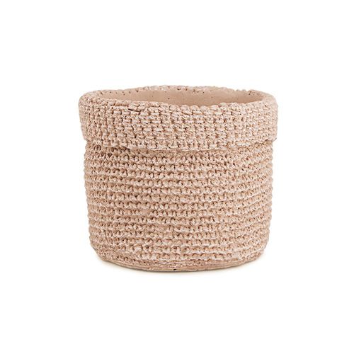 CACHEPOT DE CIMENTO BEGE - MOAS