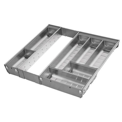 DIVISOR INTERNO DE TALHERES 516X500MM EM INOX SEM FUNDO - FGVTN