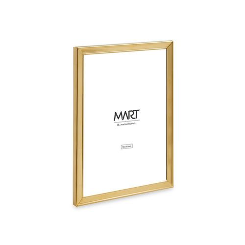 PORTA RETRATO 10X15CM EM METAL DOURADO REF. 11262 - MOAS