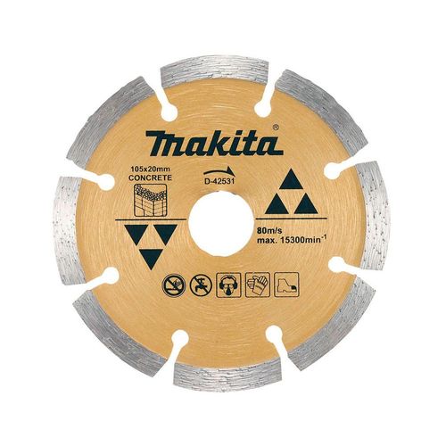 DISCO DIAMANTADO SEGMENTADO 105X20MM D-42531 - MAKITA