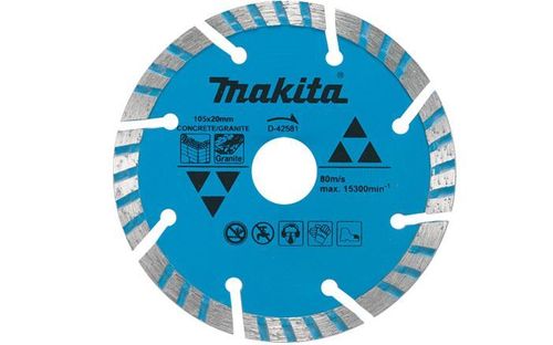DISCO DIAMANTADO TURBO/SEGMENTADO 105X20MM D-42581 - MAKITA