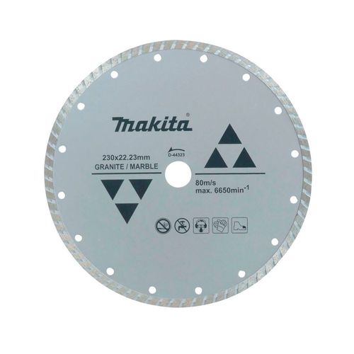 DISCO DE REBOLO ONDULADO 230X22,23MM PARA ESMERILHADEIRA D-44323 - MAKITA