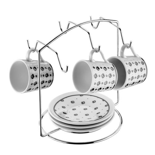 SUPORTE PARA XÍCARAS E PIRES ARÁBICA CROMADO REF. 2991 - SCHMITT