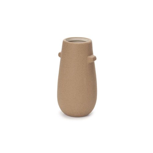 VASO DE CERÂMICA DECORATIVO BEGE - MOAS