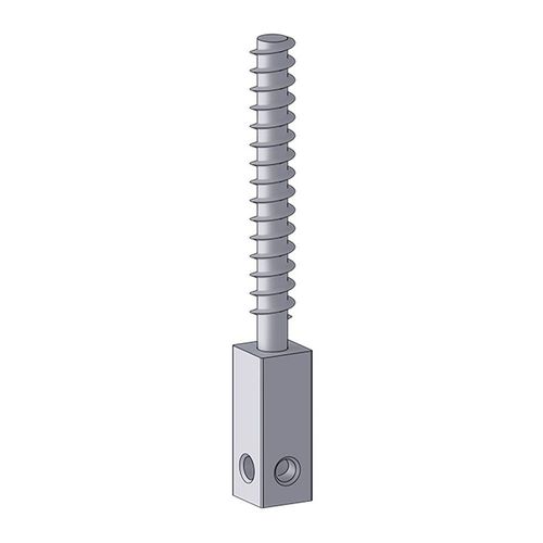 SUPORTE THIN PARA FIXAÇÃO EM TETO AÇO ZINCADO (COM PARAFUSO) CÓD. 18602 - ALTERNATIVA