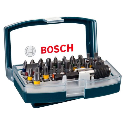 JOGO DE BITS PARA PARAFUSAR (COM 32 PEÇAS) 2607017359  - BOSCH