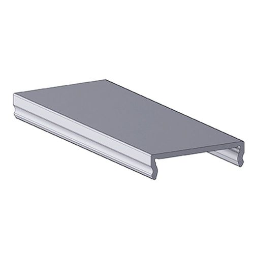 PERFIL ACABAMENTO CAPA 6M EM ALUMÍNIO ANODIZADO SEM JATO REF. 5050 - ALTERNATIVA