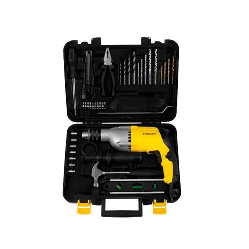 KIT FURADEIRA DE IMPACTO 1/2" (13MM) 800W 220V COM 39 PEÇAS STDH8013KA-B2 - STANLEY