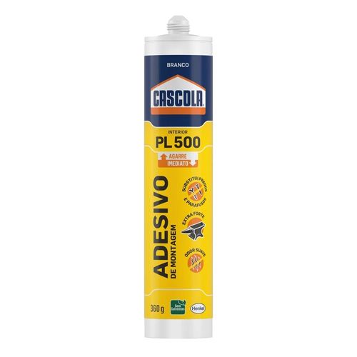 ADESIVO DE MONTAGEM CASCOLA PL500 360G - HENKEL