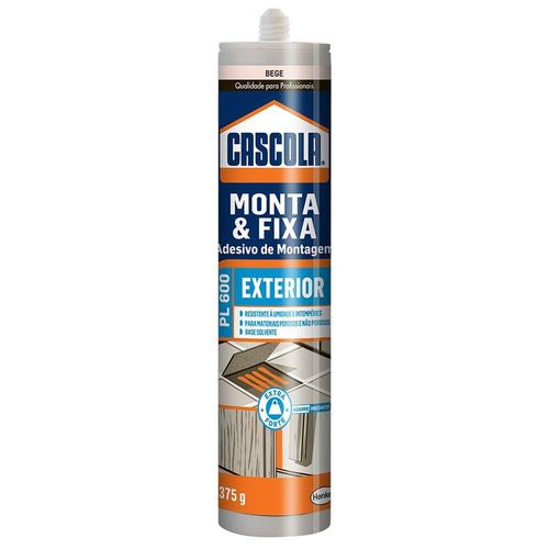 ADESIVO DE MONTAGEM CASCOLA PL600 375G - HENKEL