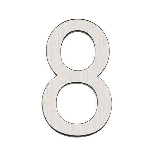 NÚMERO CHAPA Nº. 8 INOX POLIDO - ITALY LINE