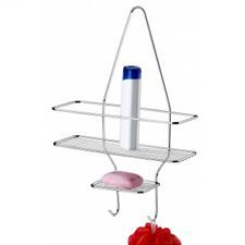 SUPORTE DE REGISTRO CROMADO PARA SHAMPOO/SABONETE REF. 1047 - FUTURE
