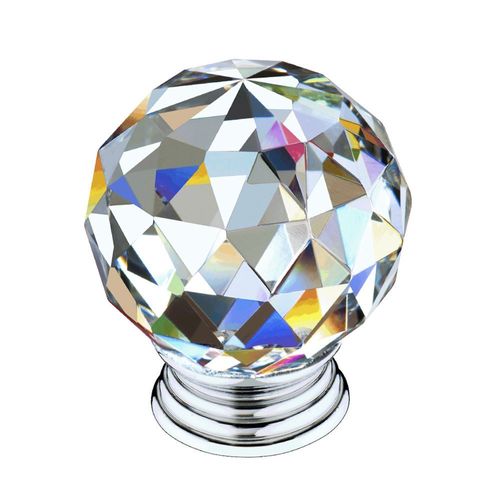 PUXADOR PONTO CRISTAL CROMADO IL 4501 - ITALY LINE