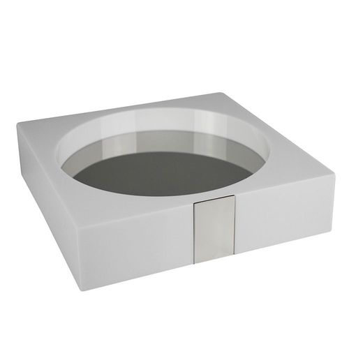 BANDEJA REDONDA WOMAN MISS BY ZEN BRANCO CROMADO - ZEN DESIGN