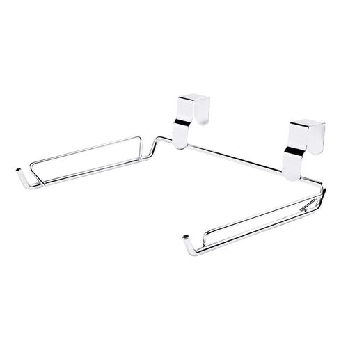 SUPORTE PARA SACOLA PLÁSTICA CROMADO PARA PORTA DE ARMÁRIO REF. 1140 - FUTURE
