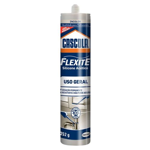 SILICONE ACÉTICO CASCOLA USO GERAL 252G INCOLOR - HENKEL