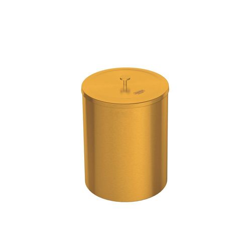 LIXEIRA ÚTIL 5 LITROS EM AÇO INOX SCOTCH BRITE COM REVESTIMENTO ESPECIAL A BASE DE VERNIZ - TRAMONTINA