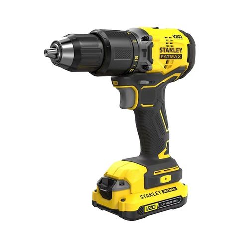PARAFUSADEIRA/FURADEIRA DE IMPACTO BRUSHLESS 1/2" (13MM) COM MALETA E 2 BATERIAS 20V MAX LI-ION SBD715C2K-BR - STANLEY