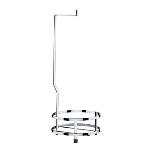 SUPORTE DE CHÃO CROMADO PARA PAPEL HIGIÊNICO/LIXEIRA REF. 1104 - FUTURE