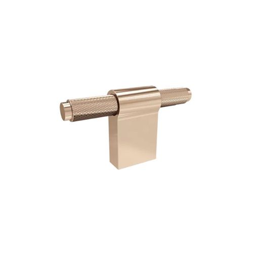 PUXADOR IZZIE PONTO RECARTILHADA DORATO COM VERNIZ 150971OBI.348 - OBISPA