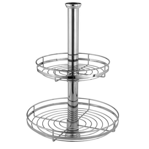 CONJUNTO DE CESTOS REDONDO COM TUBO CROMADO REF. 2120 - SCHMITT