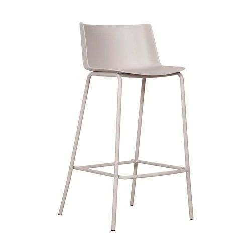 BANQUETA METAL IPANEMA ALTA NUDE - FRATINI