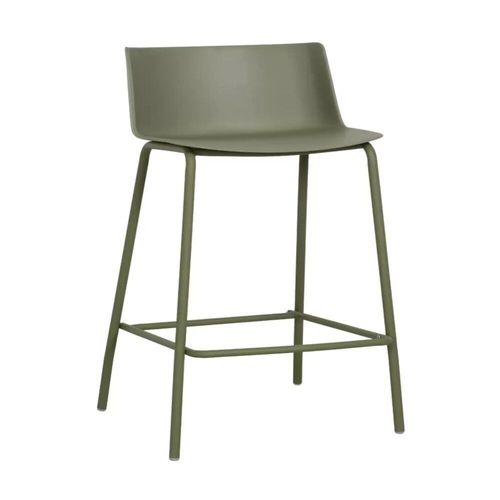 BANQUETA METAL IPANEMA ALTA VERDE - FRATINI