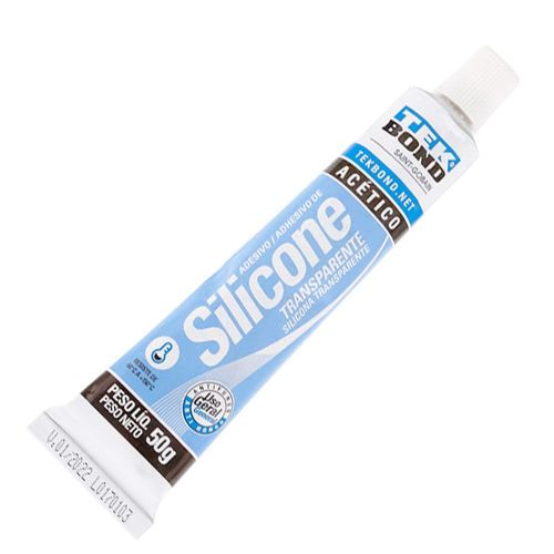 SILICONE 50G ACÉTICO TRANSPARENTE (USO GERAL/SEM BLISTER) - TEKBOND