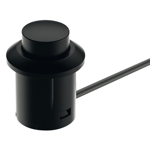 INTERRUPTOR DE PRESSÃO LOOX PARA EMBUTIR PRETO CABO 2 MTS (833.89.108) - HAFELE