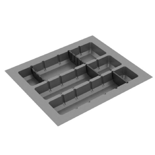 DIVISOR TALHER DTA300 41X48,5 CINZA TEXTURIZADO ACRÍLICO INCOLOR - CANGO